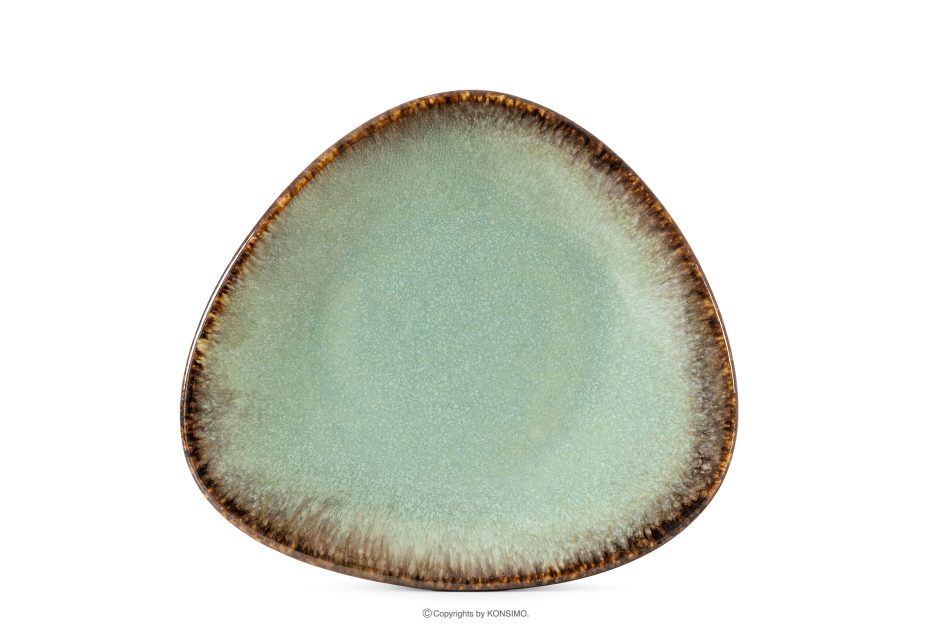 PRIMA Ručne glazovaný keramický raňajkový tanier 6 ks šalviová farba šalviová farba - obrázok 5