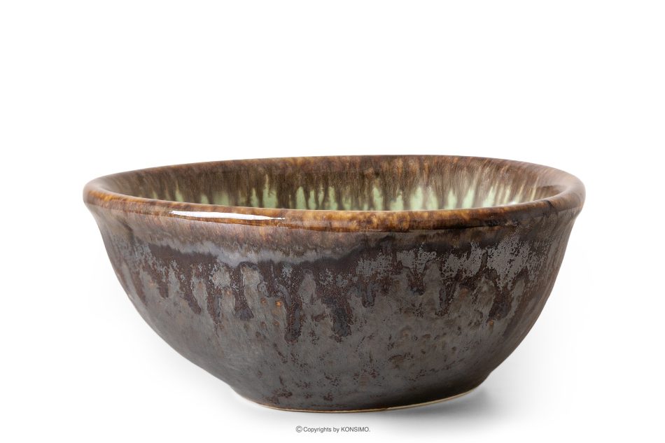 PRIMA Ručne glazovaná keramická misa na šalát 6 ks šalviová farba šalviová farba - obrázok 2