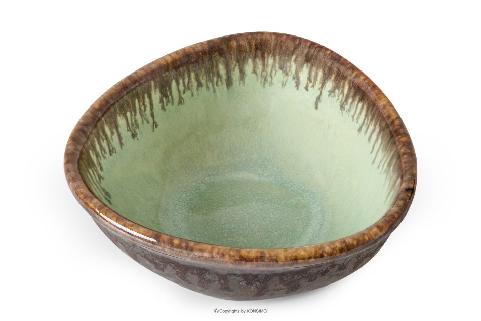 PRIMA Ručne glazovaná keramická misa na šalát 6 ks šalviová farba šalviová farba - obrázok 3