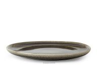 Keramický dezertný tanier v rustikálnom štýle hnedá/sivá/béžová