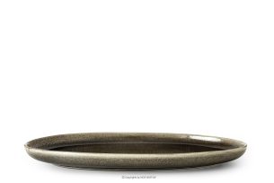 EDA, https://konsimo.sk/kolekcie/eda/ Keramický servírovací tanier v rustikálnom štýle hnedá/sivá/béžová hnedá/sivá/béžová - obrázok