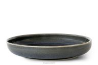 Keramický tanier na polievku v rustikálnom štýle modrá/sivá/béžová