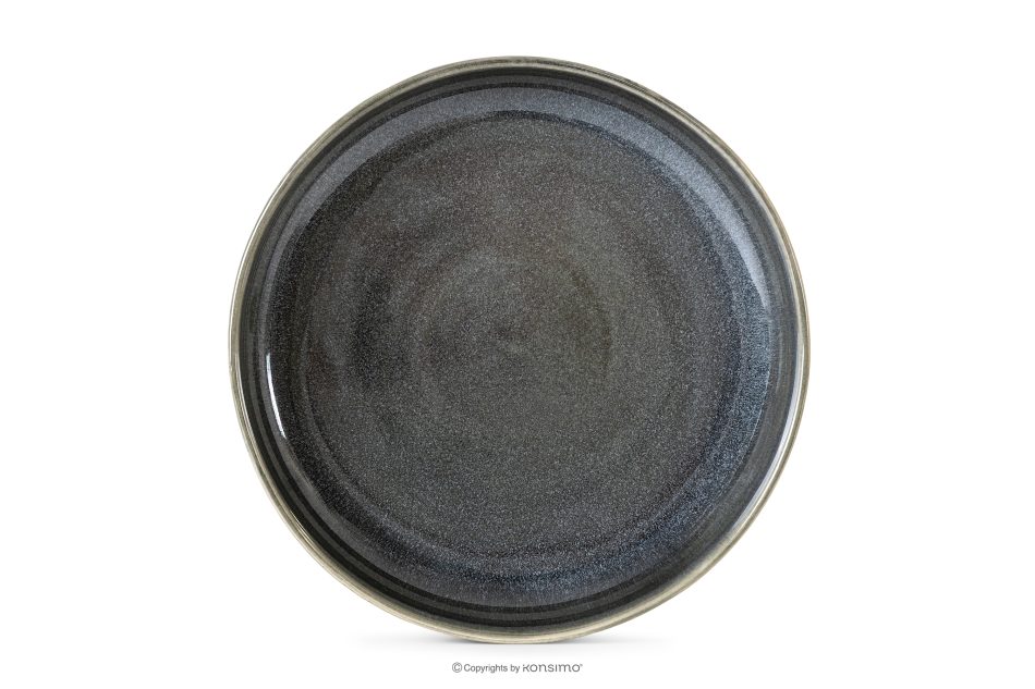 EDA Keramický hlboký tanier v rustikálnom štýle modrá/sivá/béžová 6 ks. modrá/sivá/béžová - obrázok 5