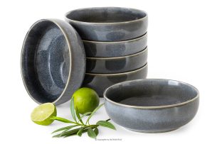 EDA, https://konsimo.sk/kolekcie/eda/ Keramická miska v rustikálnom štýle modrá/sivá/béžová 6 ks. modrá/sivá/béžová - obrázok