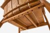 ORTUS Drevená záhradná stolička, hnedá hnedá - obrázok 10