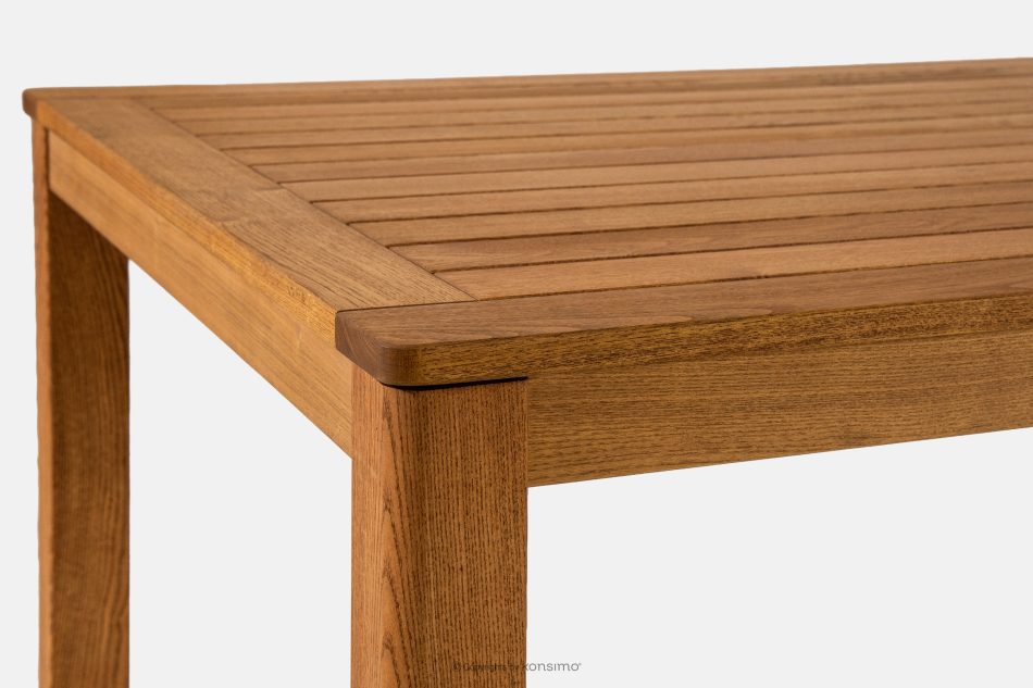 ORTUS Drevený záhradný stôl, hnedý hnedá - obrázok 3