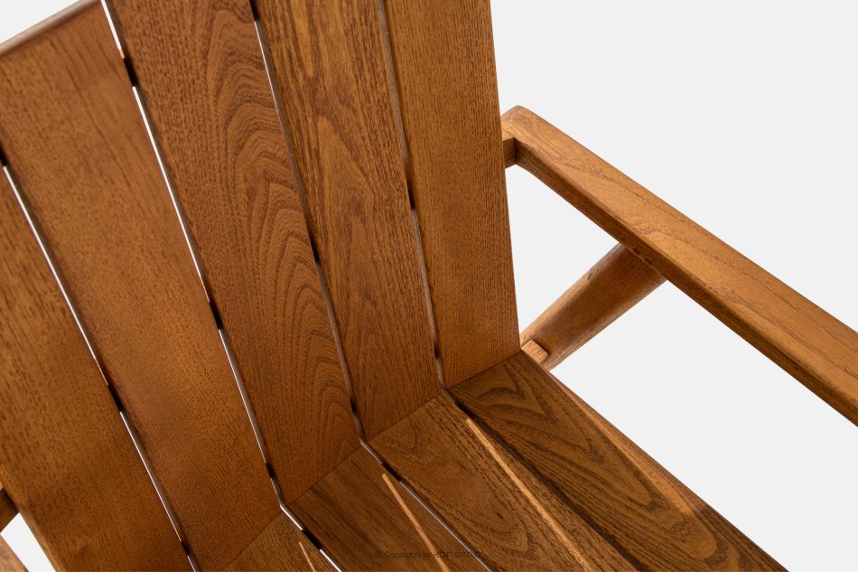 ORTUS Súprava dreveného záhradného nábytku, stoličky a stôl, hnedá hnedá - obrázok 5