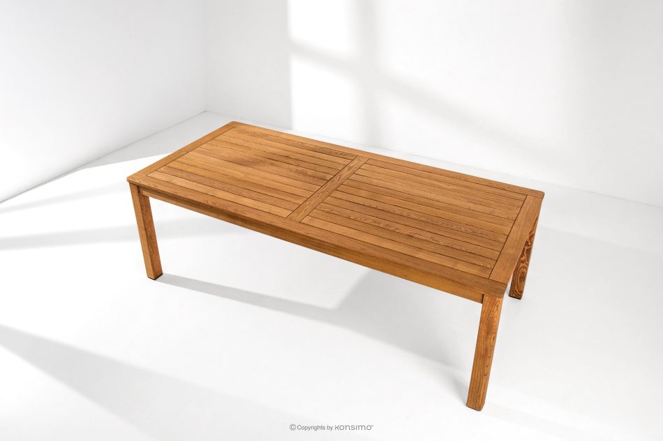 ORTUS Súprava dreveného záhradného nábytku, stôl so stoličkami, hnedá hnedá - obrázok 16