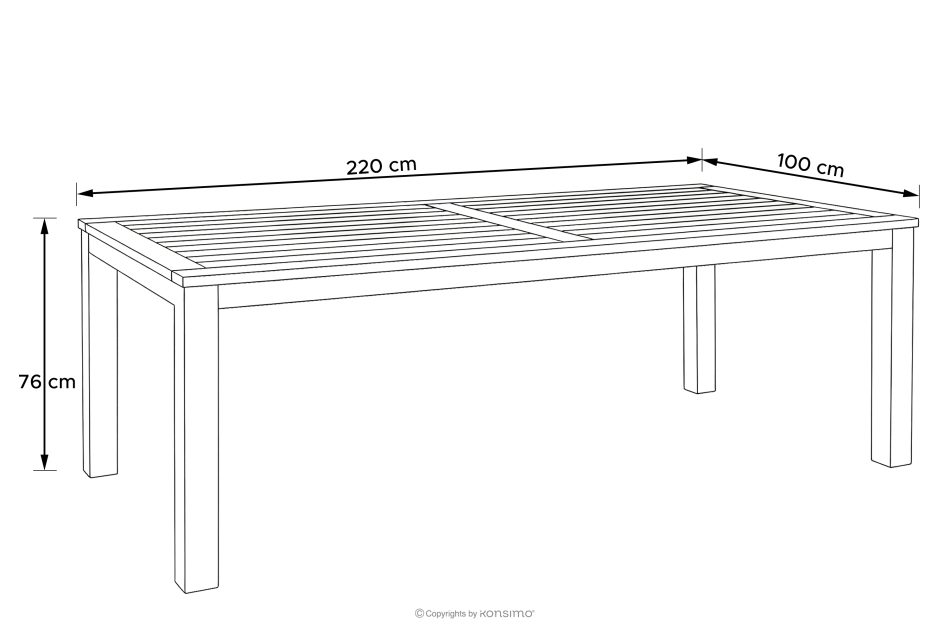 LENTI Drevený záhradný stôl s 8 stoličkami hnedá/antracitová - obrázok 23