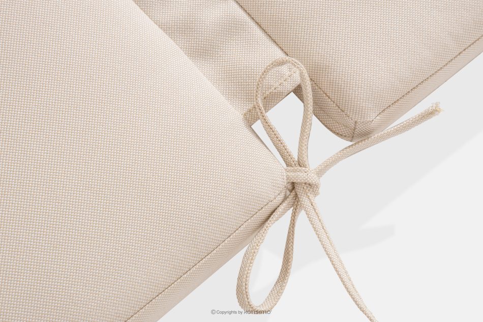 ARIATO Záhradná stolička z dreva a hliníka hnedá/antracitová/béžová - obrázok 9