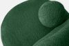 MALVE Kreslo z bouclé tkaniny v štýle Japandi tmavozelené tmavo zelená - obrázok 6