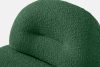 MALVE Kreslo z bouclé tkaniny v štýle Japandi tmavozelené tmavo zelená - obrázok 7