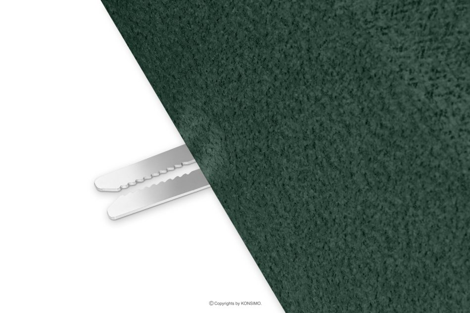 BUFFO Mäkká dvojmiestna pohovka z tmavo zelenej bouclé tkaniny tmavě zelená - obrázok 5