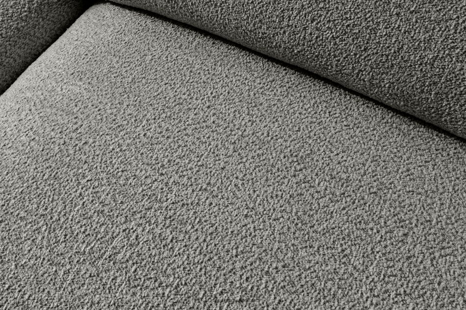 BUFFO Mäkká trojmiestna pohovka z ocele bouclé látky ocel - obrázok 6