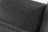 FEROX Rohová pohovka v štýle loft kožená látka tmavo sivá ľavá tmavo šedá - obrázok 8
