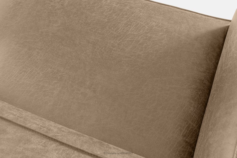 FEROX Rohová pohovka v štýle loft kožená látka béžová ľavá béžová - obrázok 7