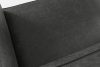 FEROX Rohová pohovka v štýle loft látka podobná koži tmavo sivá pravá tmavo šedá - obrázok 8