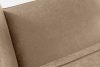 FEROX Rohová pohovka v štýle loft látka podobná koži béžová pravá béžová - obrázok 8