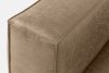 FEROX Rohová pohovka v štýle loft látka podobná koži béžová pravá béžová - obrázok 10