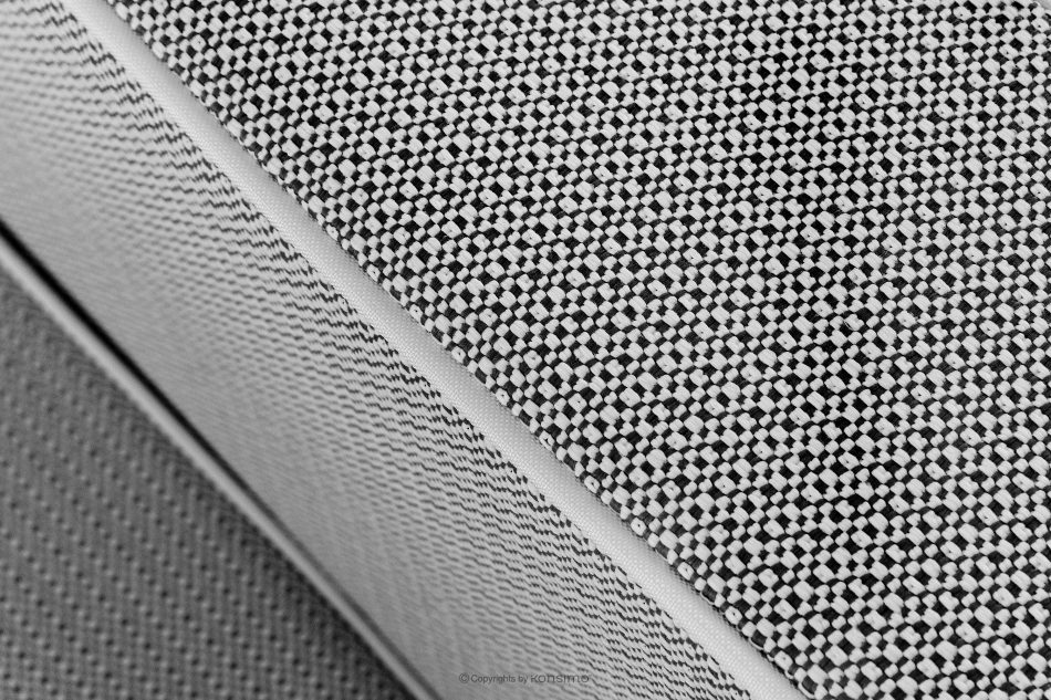 TRIGLO Moderné záhradné kreslo na kovových nohách tmavo sivá/čierna/biela tmavo sivá/čierna/biela - obrázok 8