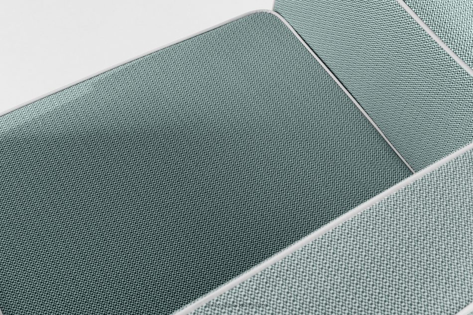 TRIGLO Moderné záhradné kreslo na kovových nohách, tmavošedá/tmavozelená/biela tmavo sivá/tmavo zelená/biela - obrázok 7