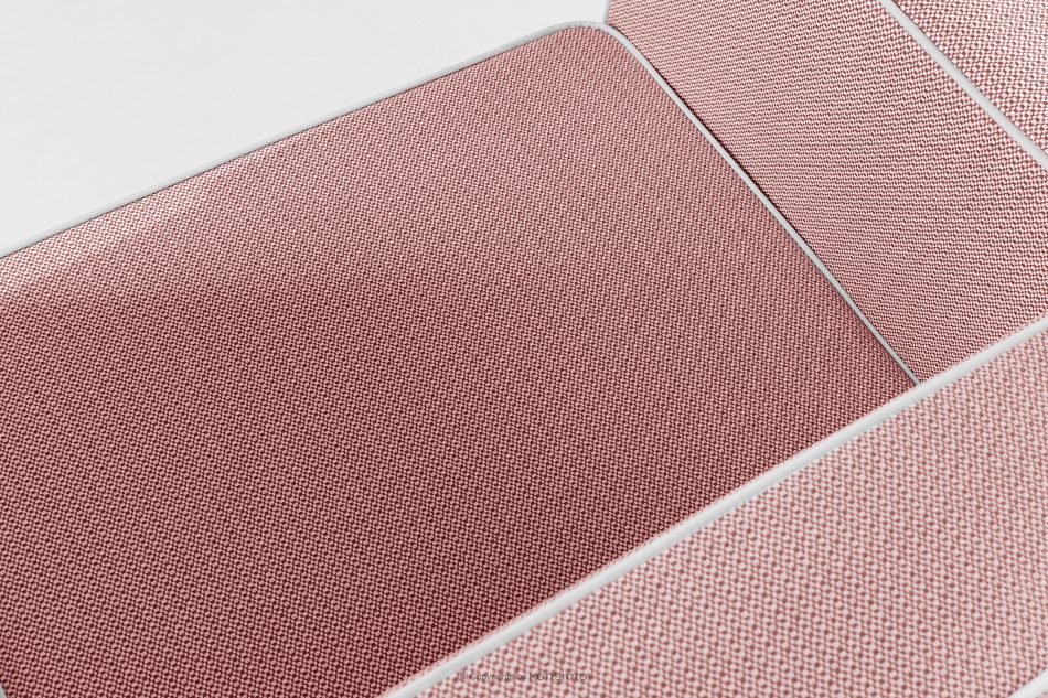 TRIGLO Moderné záhradné kreslo na kovových nohách, tmavošedá/červená/biela tmavo sivá/červená/biela - obrázok 7