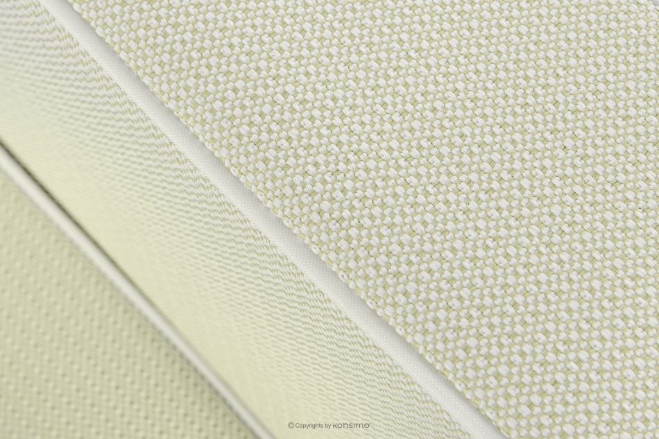 TRIGLO Moderná záhradná pohovka 2 na kovových nohách, biela/svetlo zelená/biela biela/svetlozelená/biela - obrázok 8