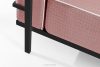 TRIGLO Moderná záhradná pohovka 2 na kovových nohách, tmavo sivá/červená/biela tmavosivá/červená/biela - obrázok 7