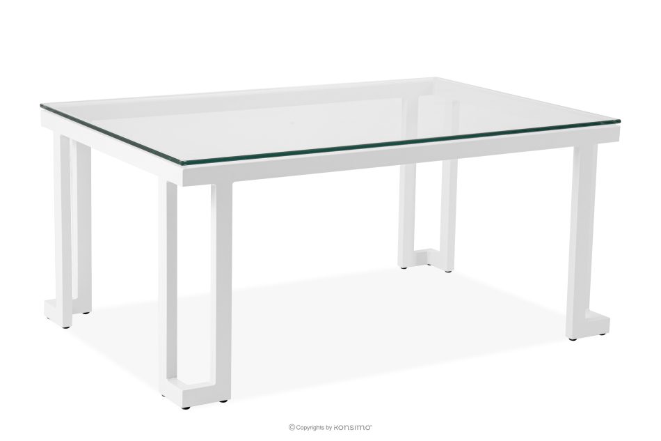 TRIGLO Záhradný nábytok: 2 kreslá, dvojmiestna pohovka, konferenčný stolík v bielej/tmavo béžovej/bielej farbe biela/tmavo béžová/biela - obrázok 14