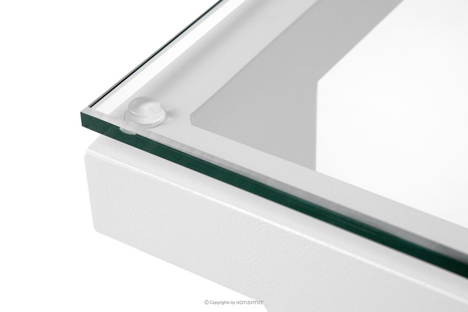 TRIGLO Záhradný nábytok: 2 kreslá, dvojmiestna pohovka, konferenčný stolík v bielej/tmavo šedej/bielej farbe biela/tmavo sivá/biela - obrázok 15