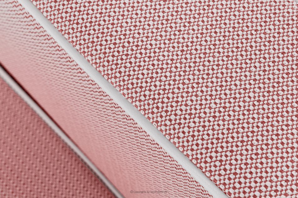 TRIGLO Záhradný nábytok 2x kreslo, dvojmiestna pohovka, konferenčný stolík tmavošedá/červená/biela tmavo sivá/červená/biela - obrázok 11