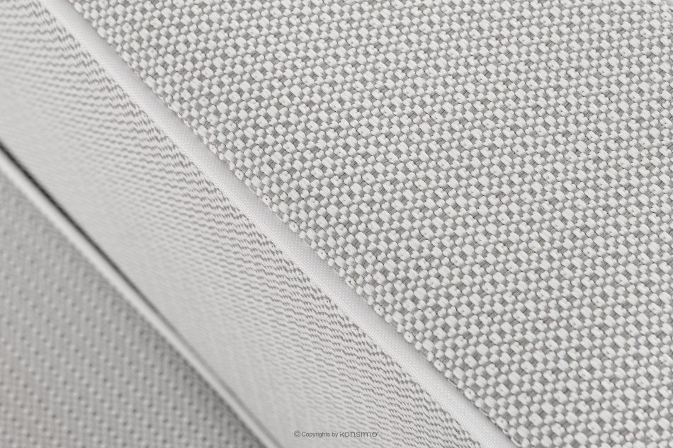 TRIGLO Súprava záhradného nábytku: 2 kreslá, trojmiestna pohovka, stôl v bielej/tmavo šedej/bielej farbe biela/tmavo sivá/biela - obrázok 11