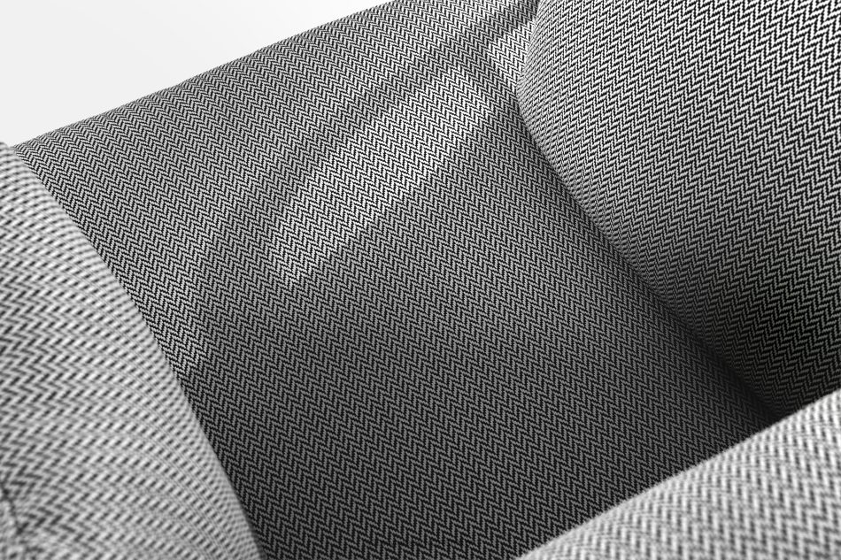 RAMBE Záhradné kreslo Loft na kovových nohách, antracitová/čierna/biela antracitová/čierna/biela - obrázok 5