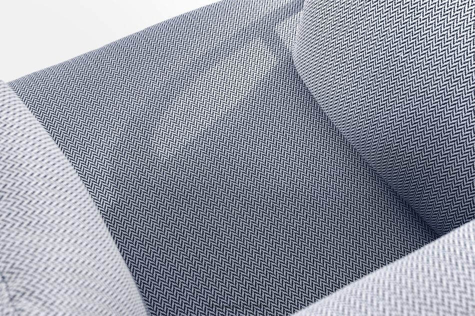 RAMBE Záhradné kreslo Loft na kovových nohách, antracitová/námornícka modrá/biela antracitová/námornícka modrá/biela - obrázok 5