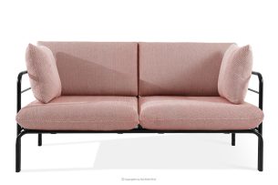 RAMBE, https://konsimo.sk/kolekcie/rambe/ Záhradná pohovka Loft 2 na kovových nohách antracitová/červená/biela antracitová/červená/biela - obrázok