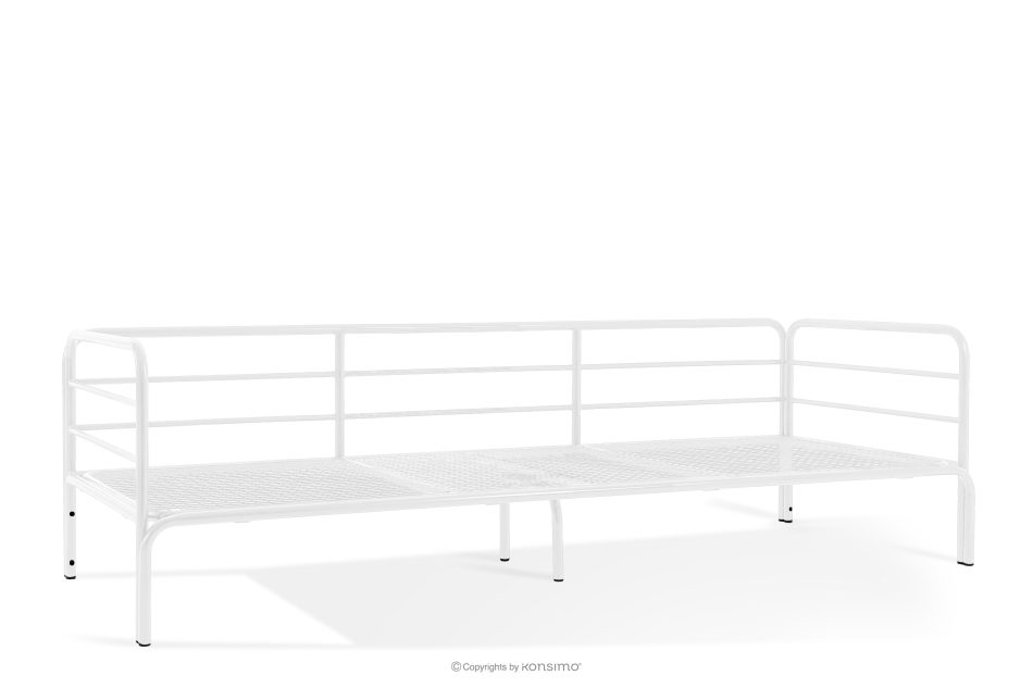 RAMBE Záhradná pohovka Loft 3 na kovových nohách, biela/svetlo zelená/biela biela/svetlo zelená/biela - obrázok 4