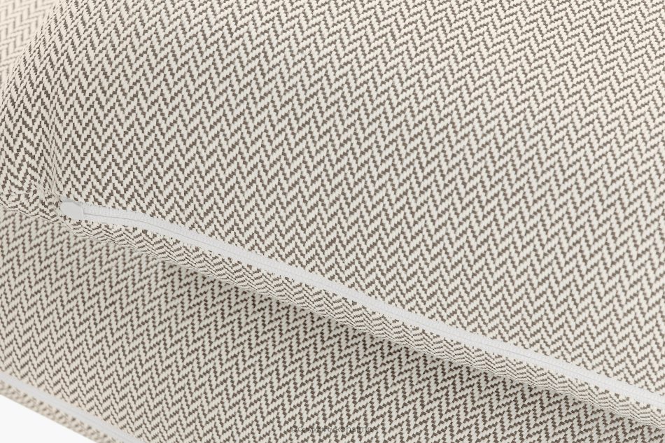 RAMBE Záhradná pohovka Loft 3 na kovových nohách, biela/béžová/biela biela/béžová/biela - obrázok 8