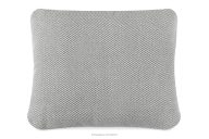 Záhradný vankúš, tmavo sivý/biely