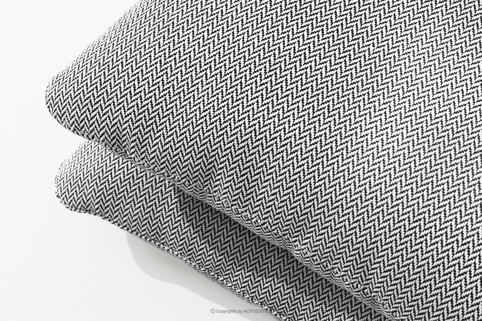 RAMBE Záhradný nábytok 2x kreslo, dvojmiestna pohovka, stôl v antracitovej/čiernej/bielej farbe antracitová/čierna/biela - obrázok 11