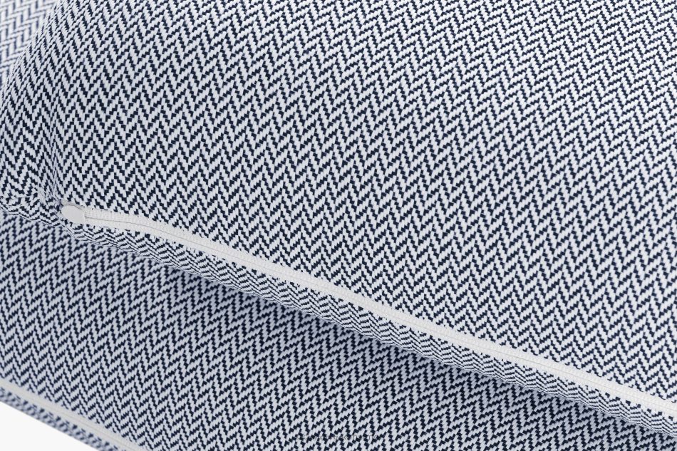 RAMBE Záhradný nábytok 2x kreslo, dvojmiestna pohovka, stôl v antracitovej/námorníckej modrej/bielej farbe antracitová/námornícka modrá/biela - obrázok 12