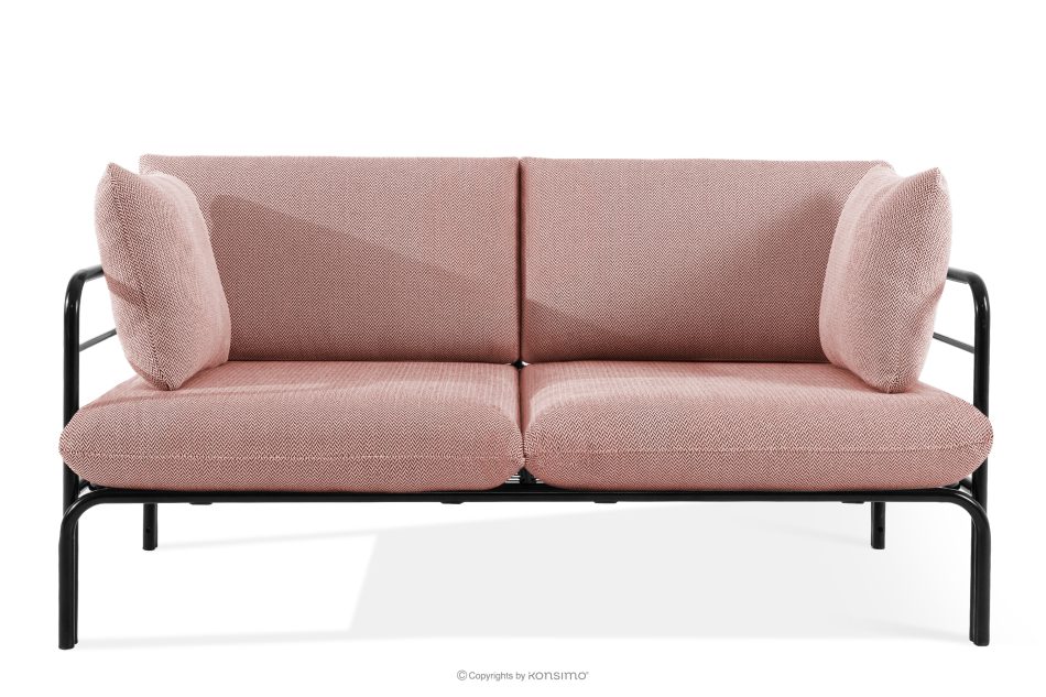 RAMBE Záhradný nábytok: 2 kreslá, dvojmiestna pohovka, antracitový/červený/biely konferenčný stolík antracitová/červená/biela - obrázok 2