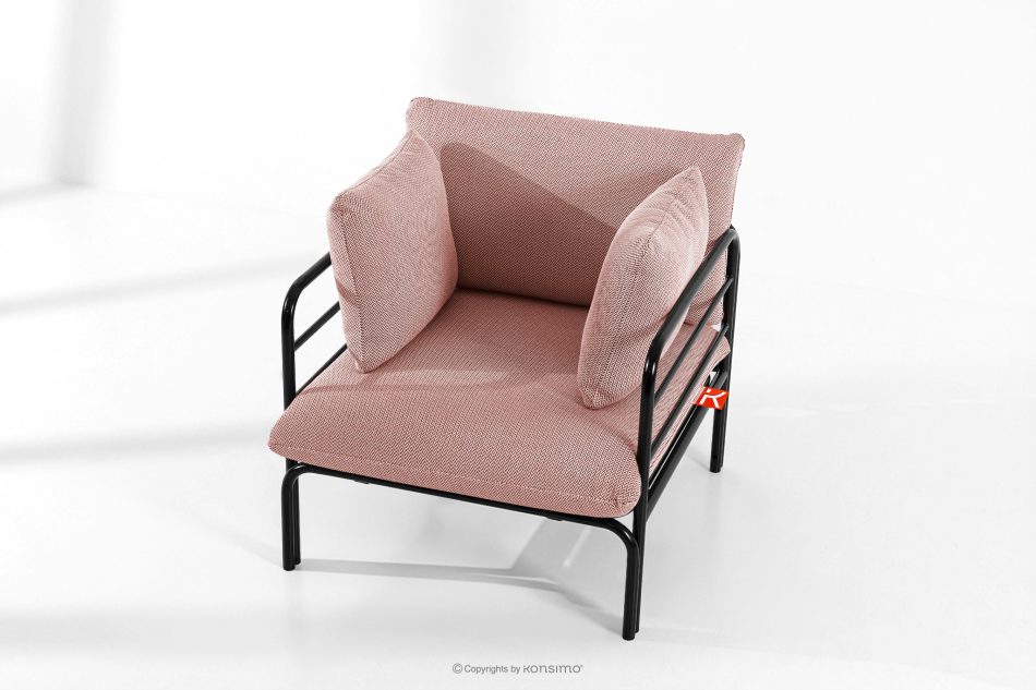 RAMBE Záhradný nábytok: 2 kreslá, dvojmiestna pohovka, antracitový/červený/biely konferenčný stolík antracitová/červená/biela - obrázok 17