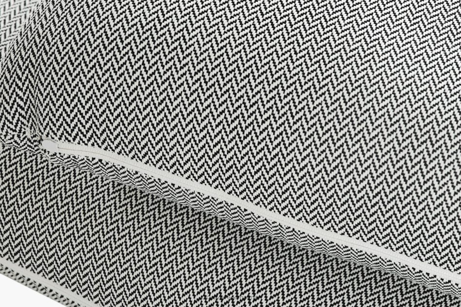 RAMBE Záhradný nábytok 2x kreslo, trojmiestna pohovka, antracitová/čierna/biely konferenčný stolík antracitová/čierna/biela - obrázok 12