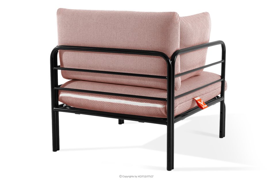 RAMBE Záhradný nábytok 2x kreslo, trojmiestna pohovka, stôl antracitový/červený/biely antracitová/červená/biela - obrázok 7