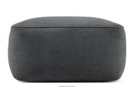 Mäkký taburet z tkanej látky antracit