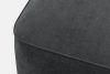 FUBBO Mäkký taburet z tkanej látky antracit antracitová - obrázok 4