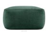 FUBBO Mäkký taburet z tkanej látky tmavo zelená tmavozelená - obrázok 1