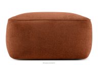 Mäkký taburet z tkanej látky ryšavý