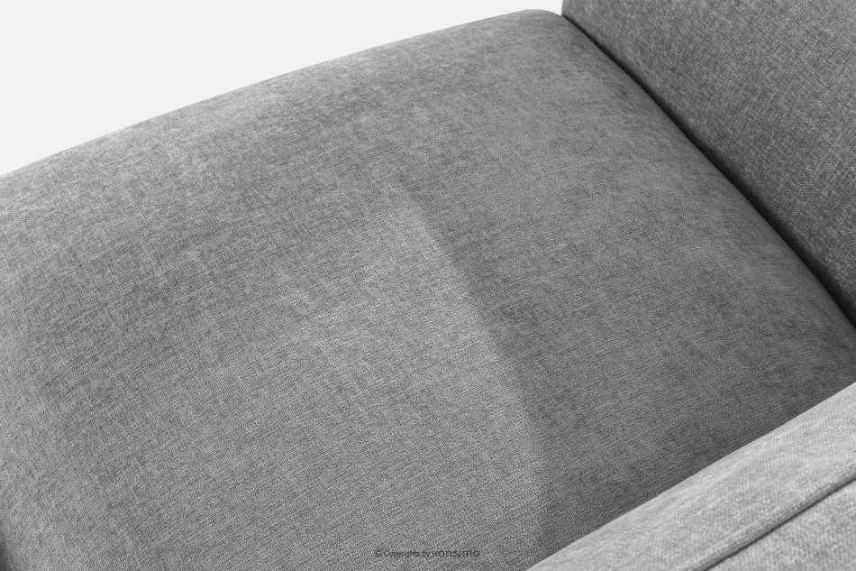 FUBBO Mäkké kreslo z tkanej látky svetlo šedá svetlošedá - obrázok 4