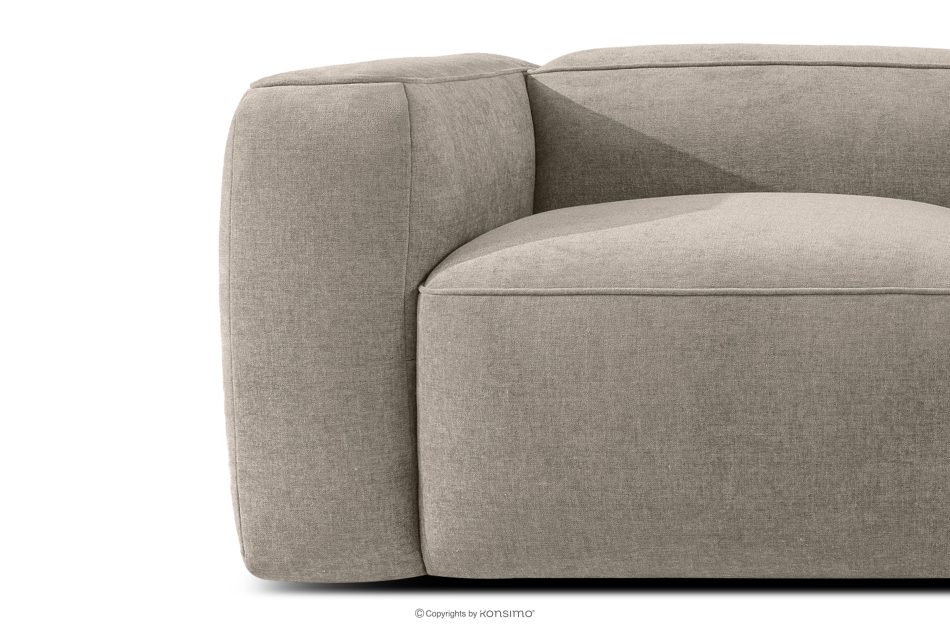 FUBBO Mäkké kreslo z tkanej látky béžová béžová - obrázok 5